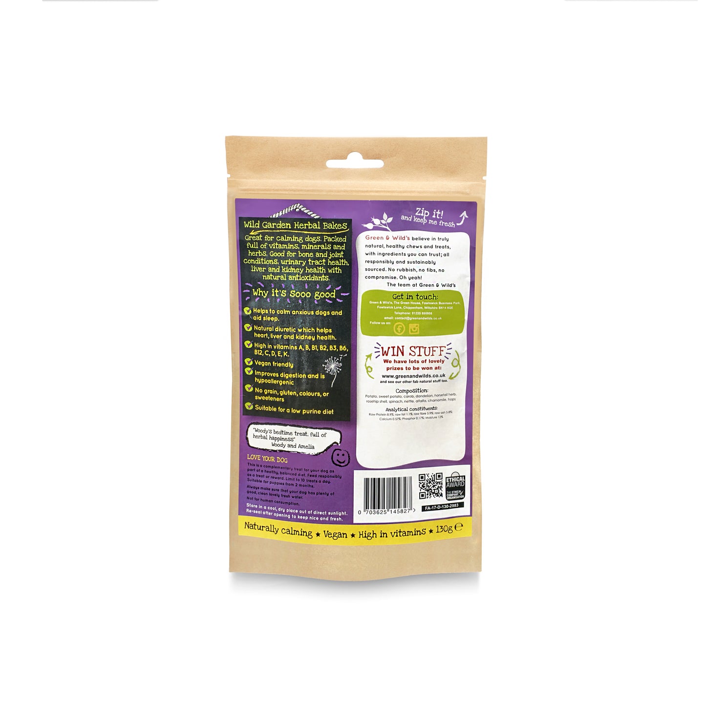 Farmer Fred's Wild Garden Herbal Bakes (130g)