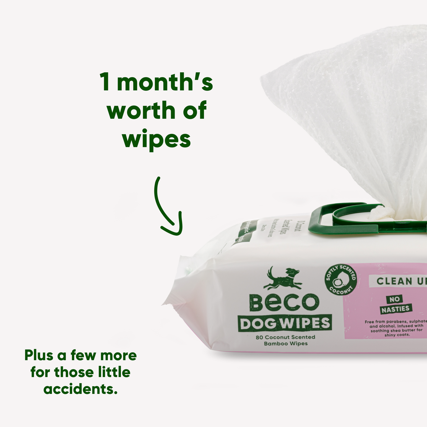 Beco Dog Wipes (80 pack)