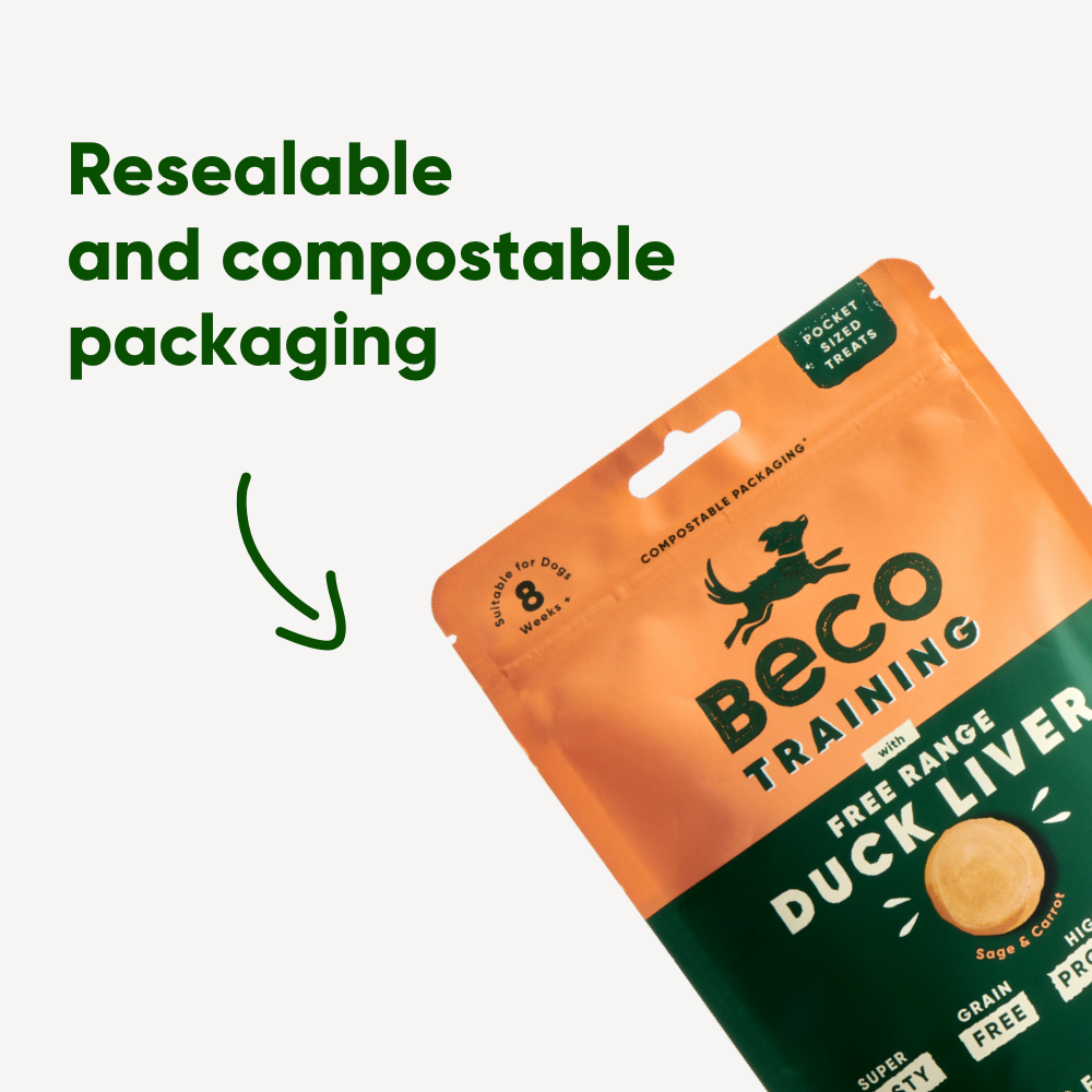 Beco Dog Treats Free Range Duck Liver (60g)