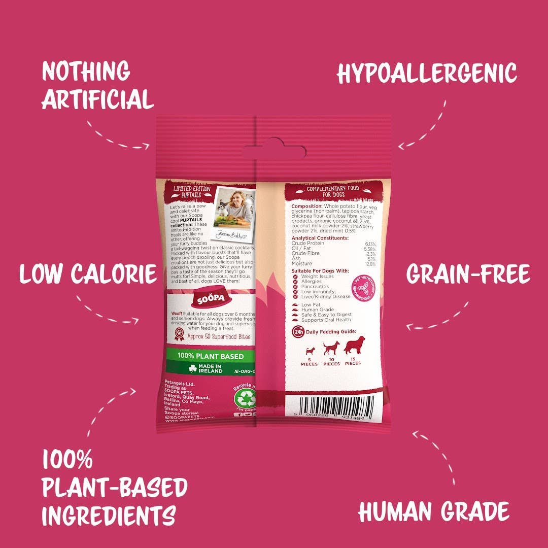 Strawberry Dog-Quiri Bites (50g)