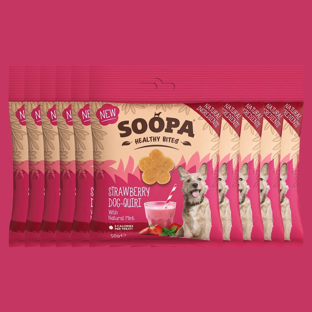 Strawberry Dog-Quiri Bites (50g)