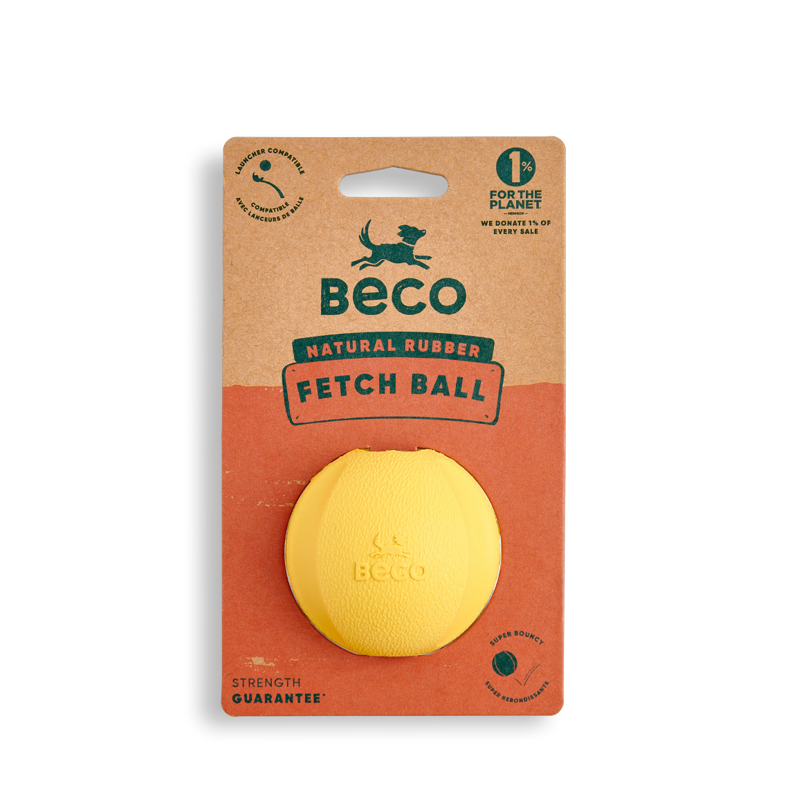 Beco Fetch Ball (Yellow or Orange)