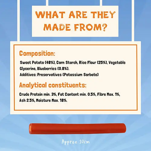 Pawtato Sticks - Blueberry (120g)