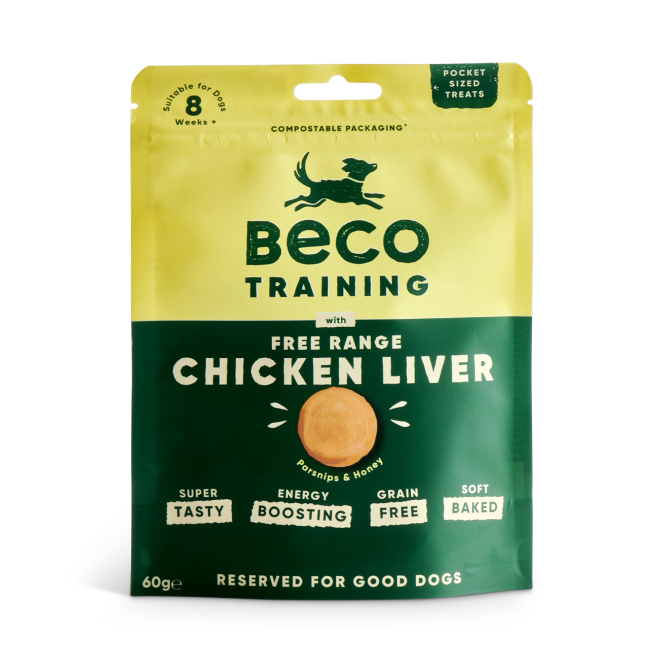 Beco Dog Treats Free Range Chicken Liver (60g)