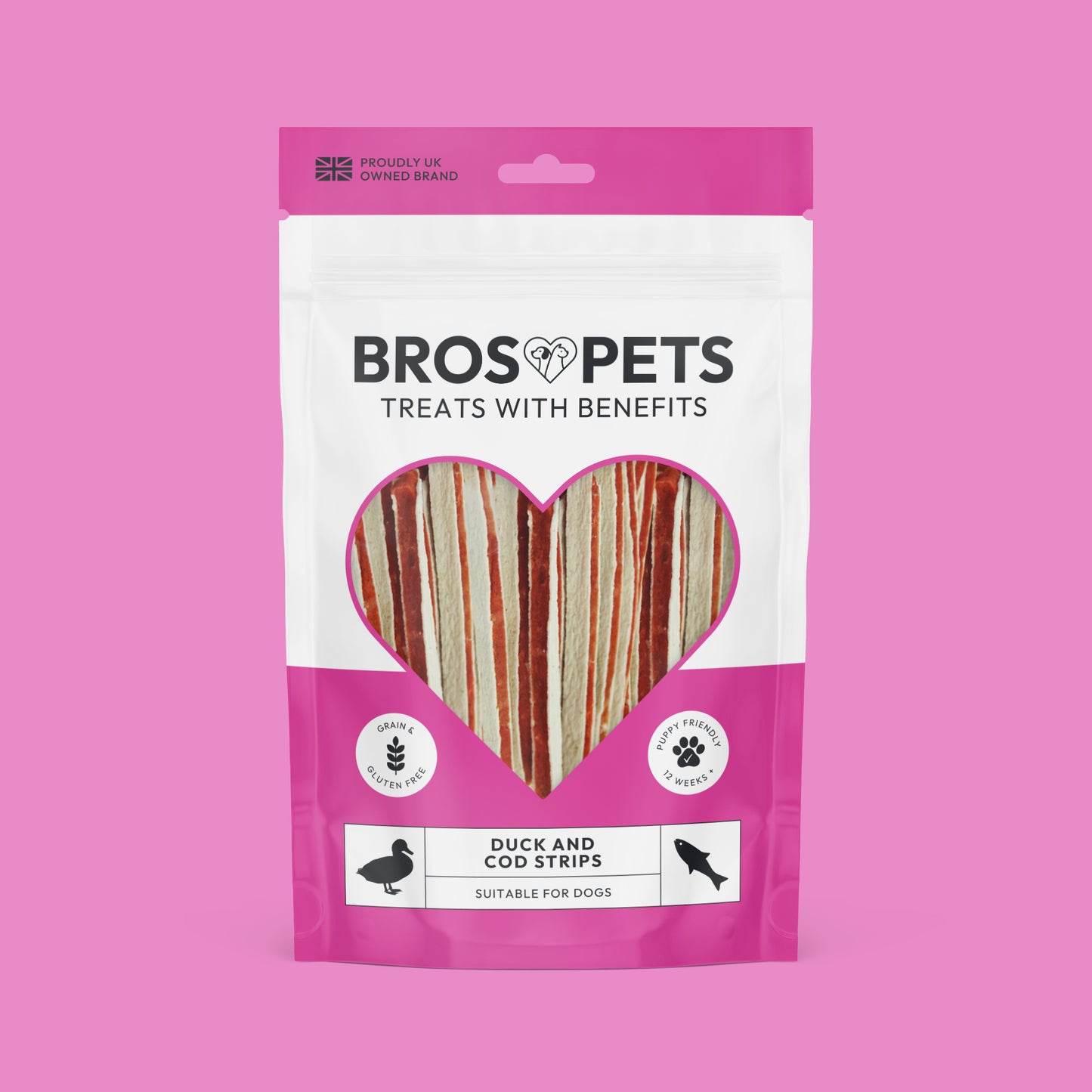 Duck & Cod Strips (100g)