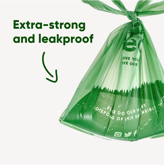 Poop Bags with Handles (120 pack/8 rolls)
