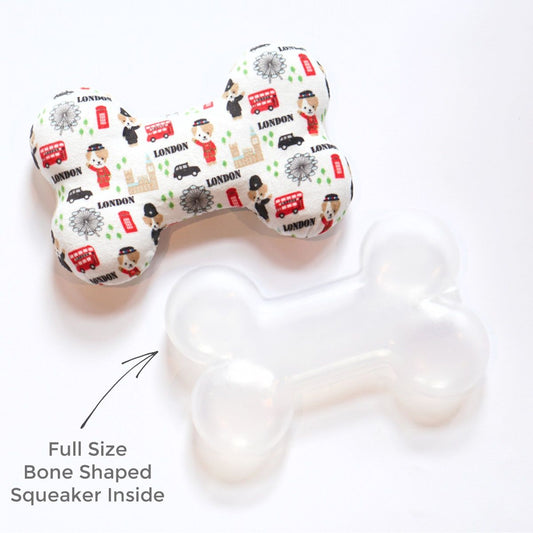 London Squeaker Dog Bone
