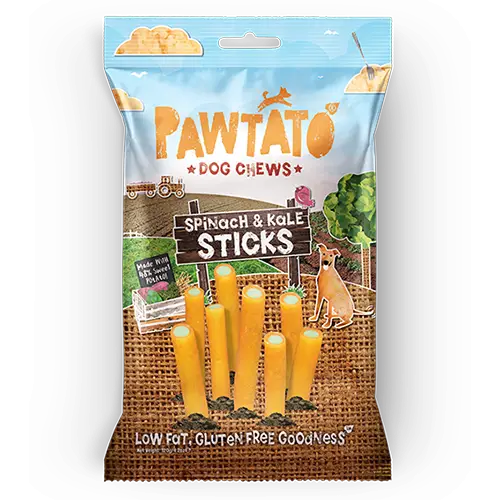 Pawtato Sticks - Spinach & Kale (120g)