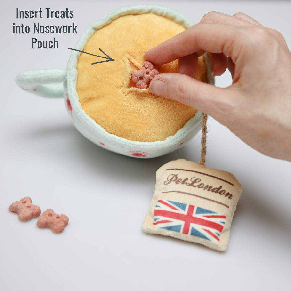 English Teacup Nosework Toy