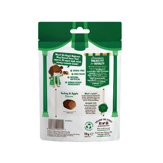 Turkey & Apple Charms (70g)