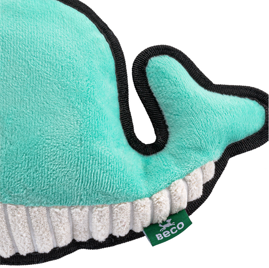 Beco Plush Whale Dog Toy (Medium)