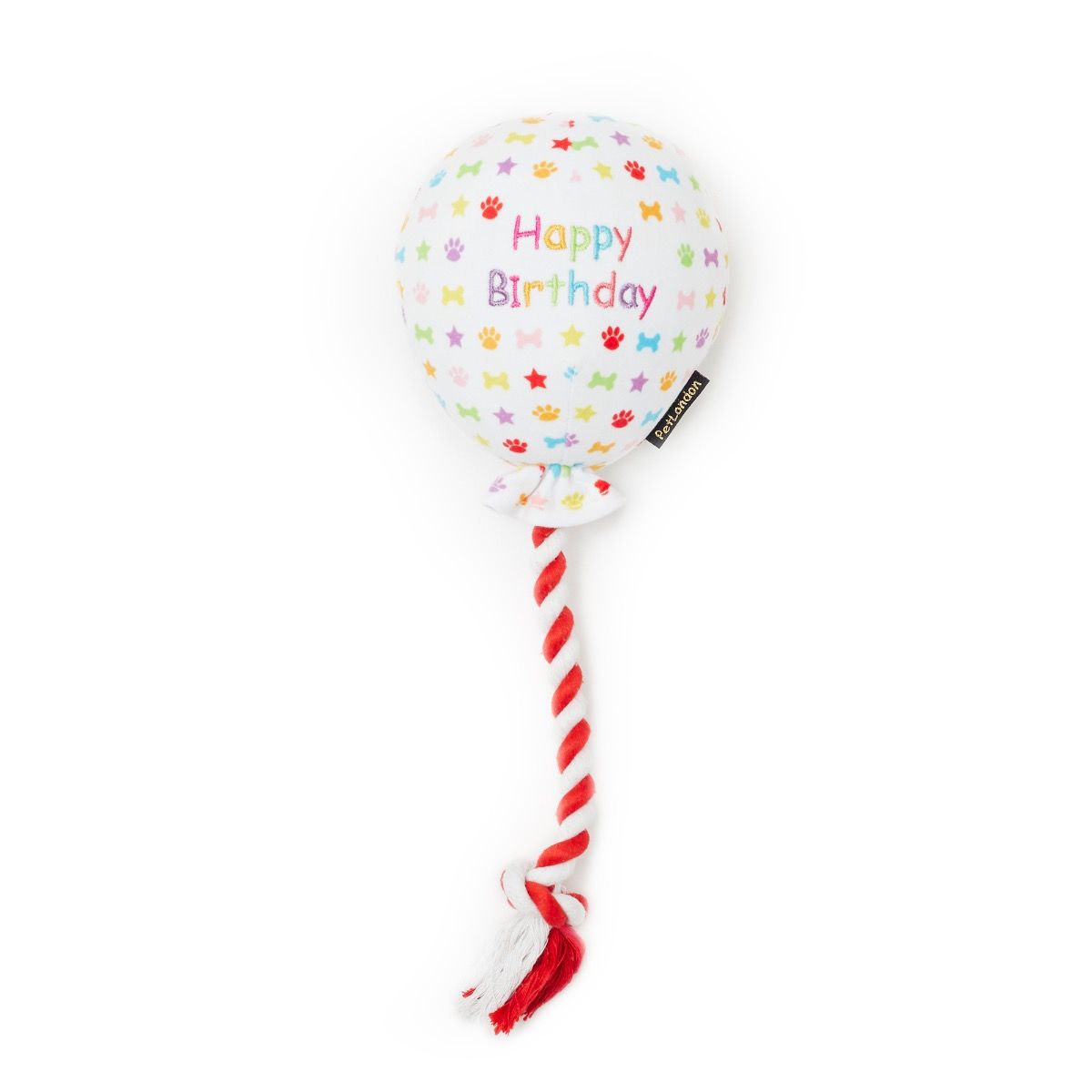 Happy Birthday Balloon - White