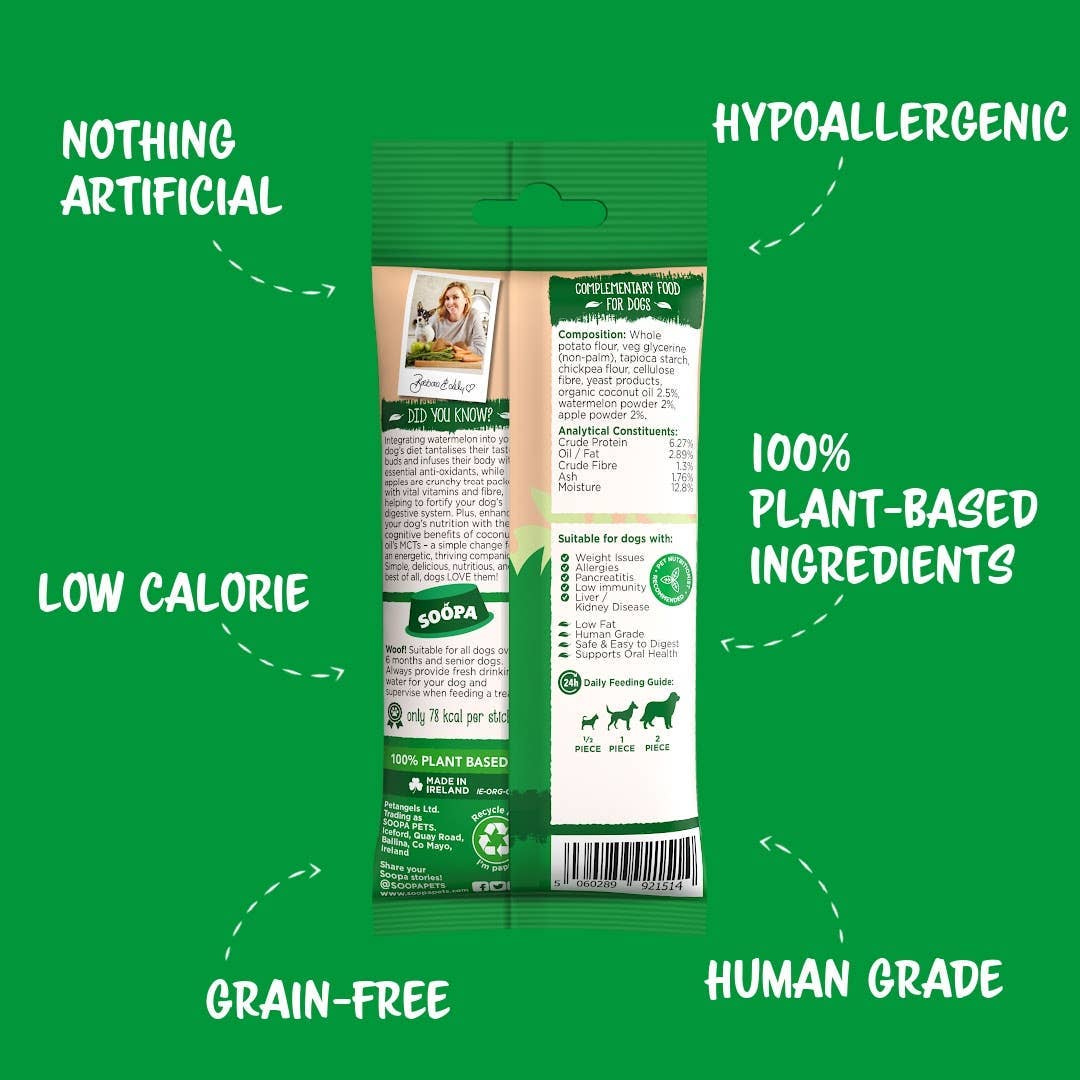 Watermelon & Apple Dental Sticks (100g)