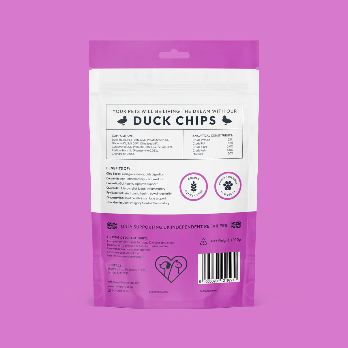 Duck Chips (100g)