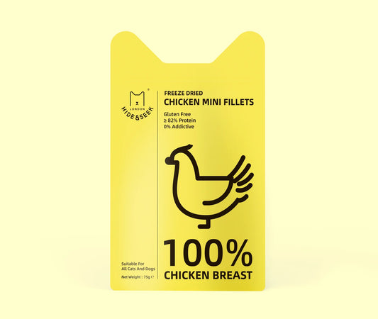 Freeze Dried Chicken Mini Fillets (75g)