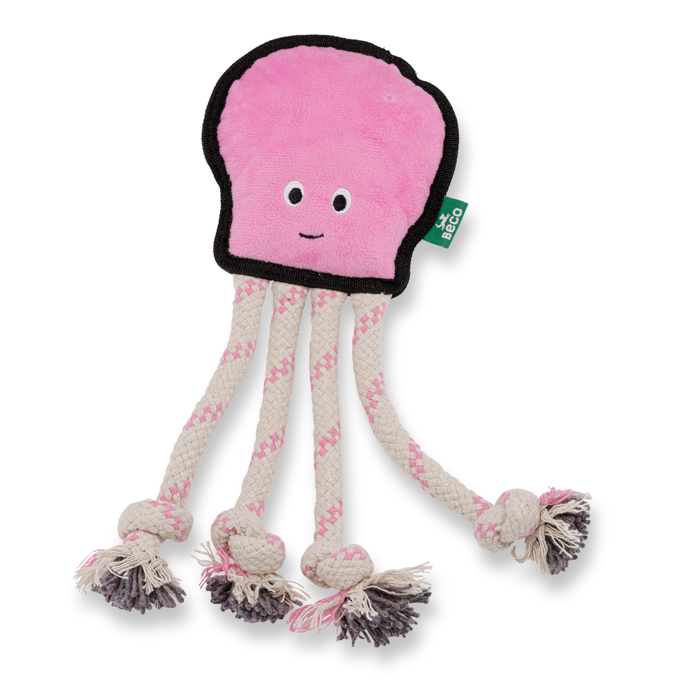 Beco Plush Octopus Dog Toy (Medium)