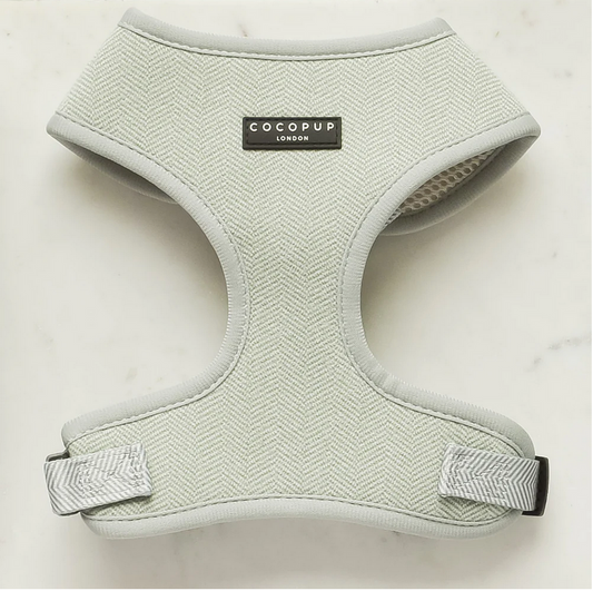 Cocopup London Tweed Adjustable Neck Harness